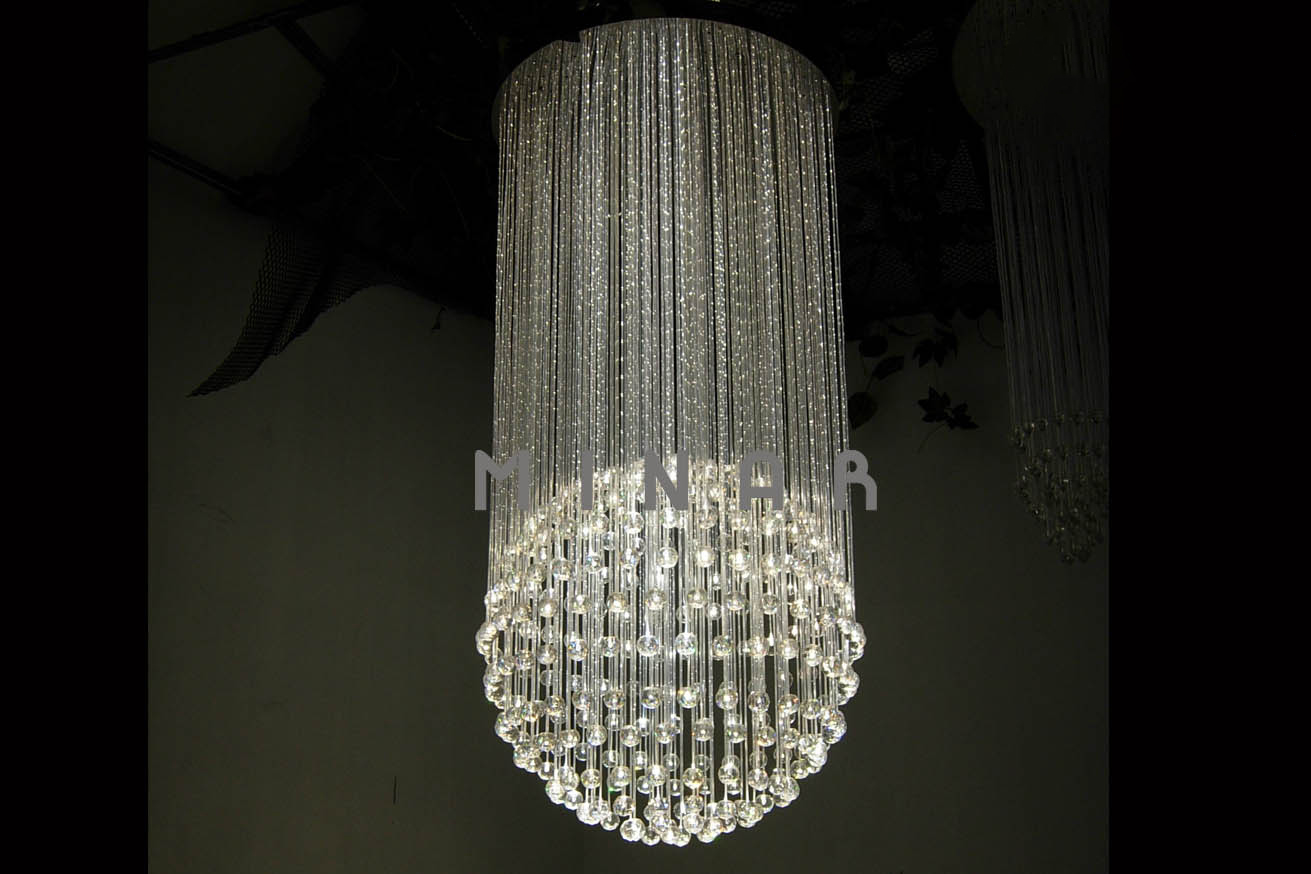 Fiber optic chandelier